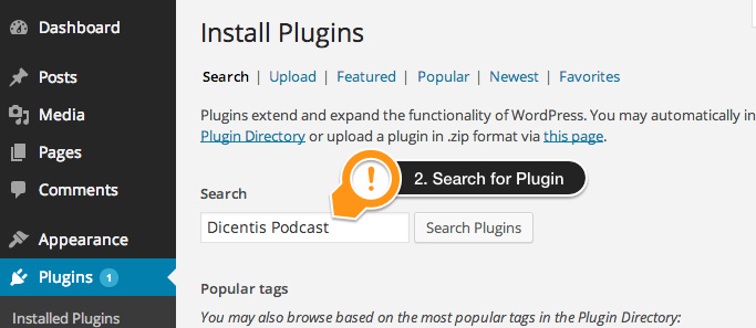 On the "Add New" page you can search for any WordPress Plugin